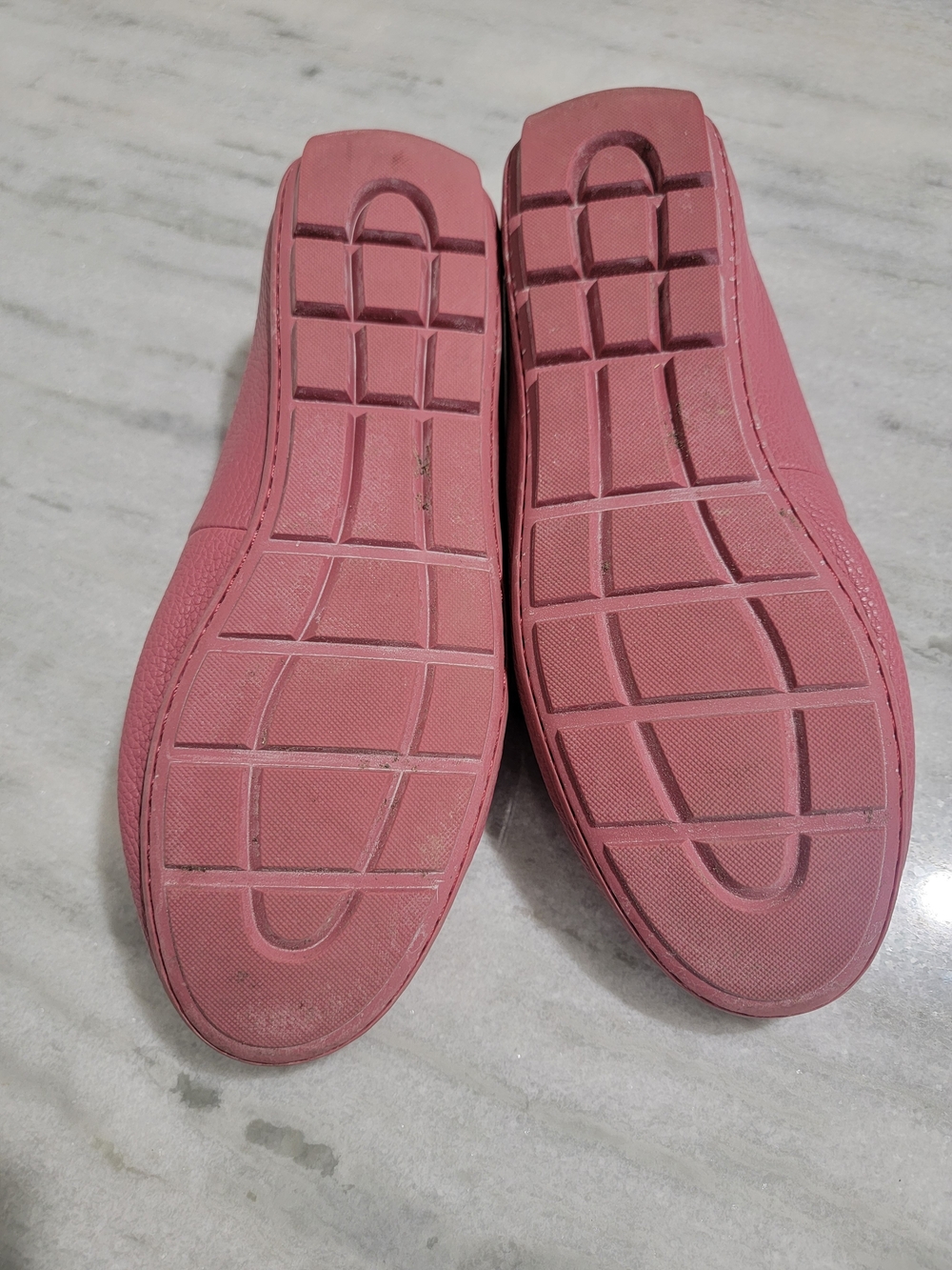 Coach Rose Pink Pebbled Leather Loafers - Picture 2 of 6